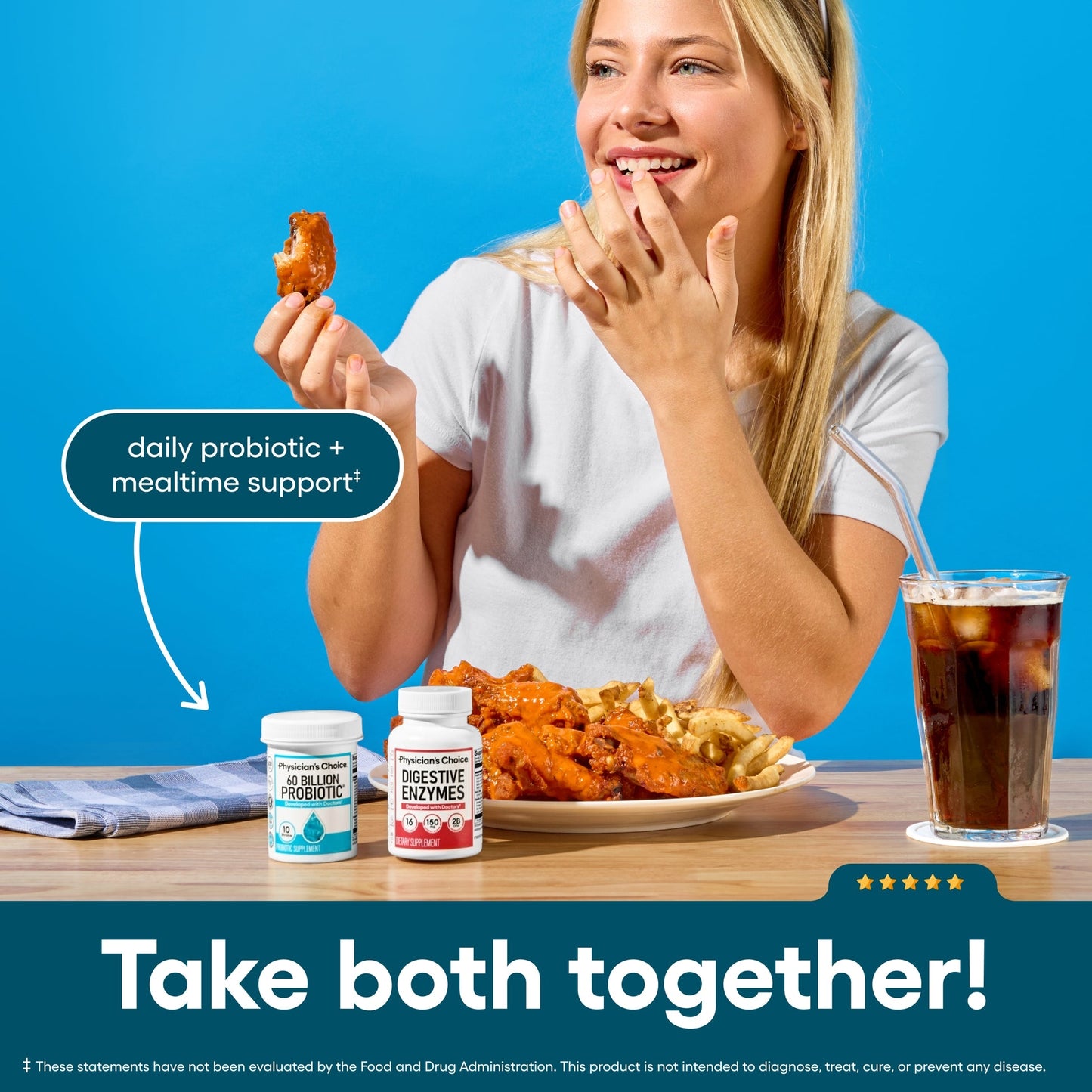 Advanced Gut Health Bundle: 60 Billion Probiotics 30ct + Digestive Enzymes 60ct for Digestive, Gut, and Immune Health Supports Occasional Constipation, Diarrhea, Gas, and Bloating