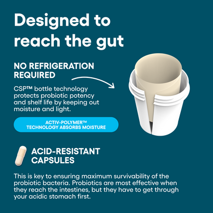 Advanced Gut Health Bundle: 60 Billion Probiotics 30ct + Digestive Enzymes 60ct for Digestive, Gut, and Immune Health Supports Occasional Constipation, Diarrhea, Gas, and Bloating